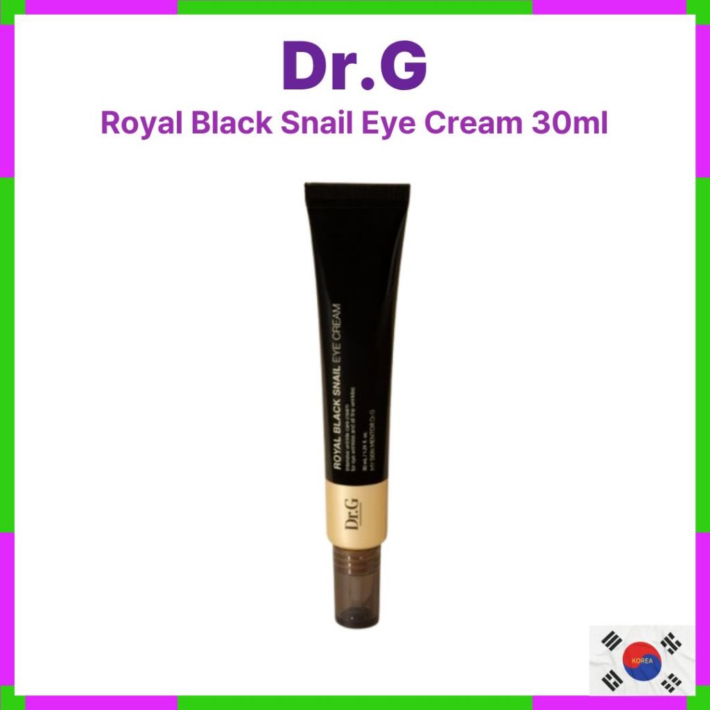 Dr.G Royal Black Snail Eye Cream 30ml - การปรับปรุงริ้วรอยรอบดวงตา ความยืดหยุ่น ต่อต้านริ้วรอย