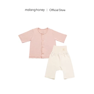 [Malang Honey] ชุดนอนเด็กแรกเกิดจากใยไผ่ ป้องกันอาการโคลิค – เสื้อแขนยาวและกางเกงเอวสูง