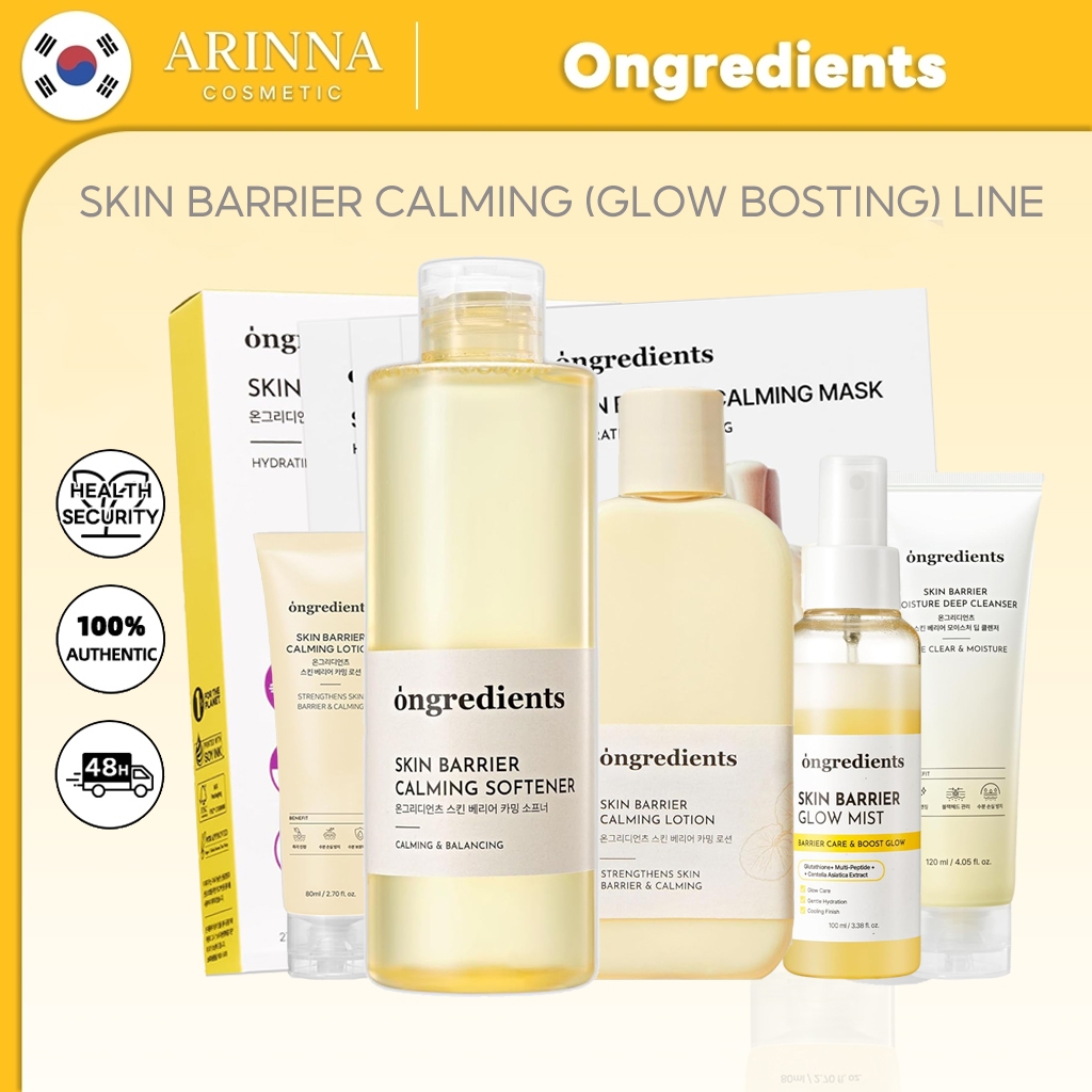 Ongredients Skin Barrier Calming(Glow Boosting) Line-LOTION/TONER/SUNCREAM/MASK/MIST