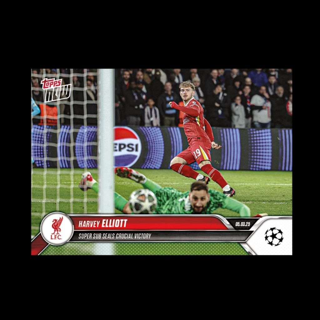 Harvey Elliott - 2024-25 UCL Topps NOW Card 119