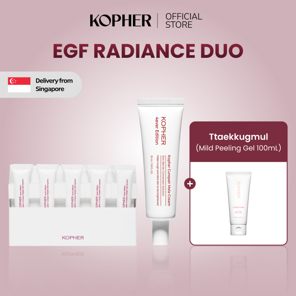 KOPHER 4ever EGF Radiance Duo - Mela Cream + Melder SOS System Serum