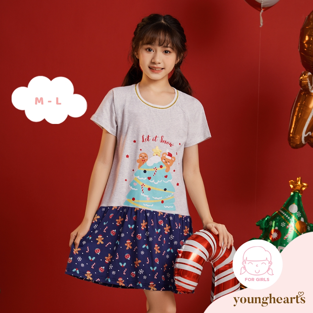 Junior Junior Let it Snow Sleep Dress Y05-011748