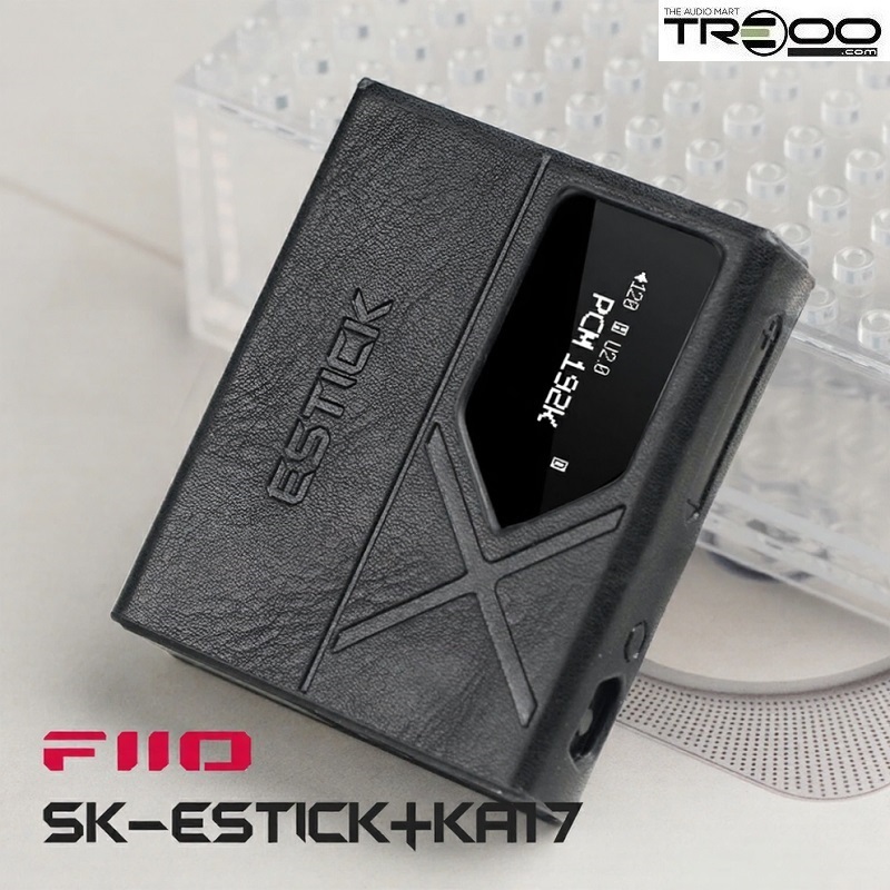 FiiO SK-ESTICK+KA17 Leatherette Case สําหรับ FiiO ESTICK+KA17 - สีดํา