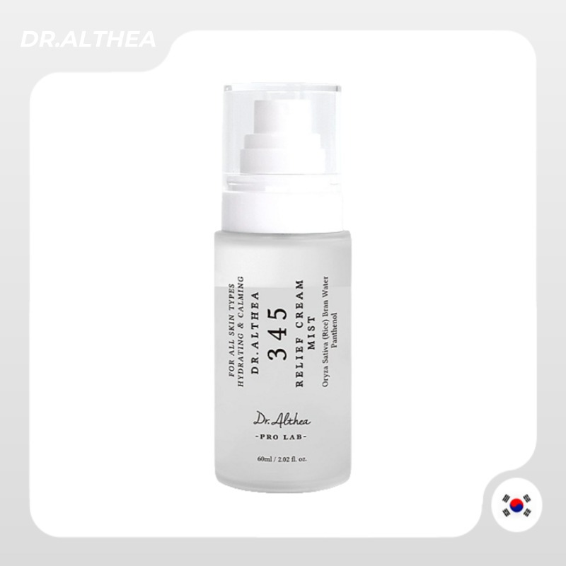 [ดร. Althea] 345 Relief Cream Mist 60ml – Soothing, Moisturizing & Blemish Care Double Layer Mist