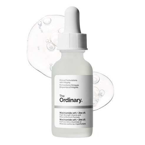 The Ordinary – Niacinamide 10% + Zinc 1% Serum 30ml / Pore Care & Oil Control / For Acne-Prone & Oily Skin