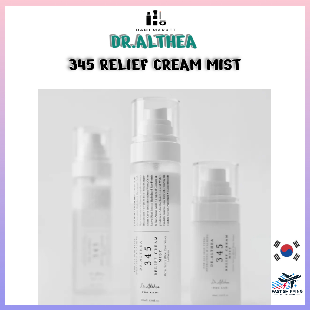 [สเปรย์ โกลว์ บูสเตอร์] ดร. Althea 345 Relief Cream Mist (60ml / 100ml)