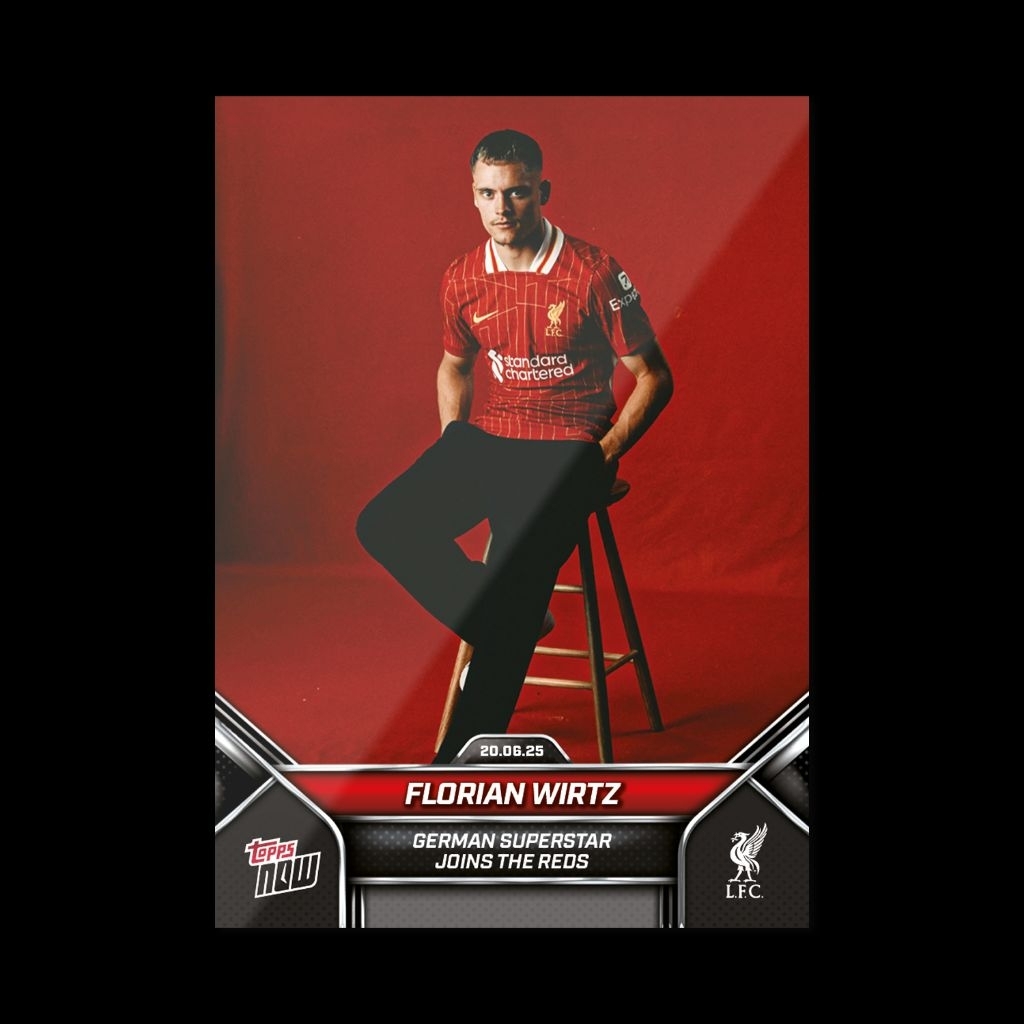 Florian Wirtz - 2024-25 Liverpool Topps NOW - การ์ด 1