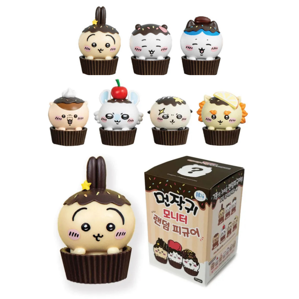 Chikawa Usagi สุ่มฟิกเกอร์ Cupcake Monitor น่ารัก-เกาหลีผลิตภัณฑ์ที่ได้รับอนุญาตอย่างเป็นทางการ