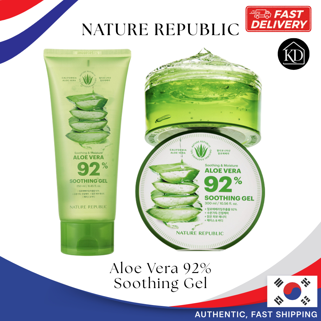 [Nature Republic] Aloe Vera 92% Soothing & Moisture Soothing Gel 300ml/250ml