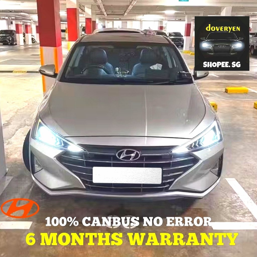 2019+ Hyundai Avante / Hyundai Avante CN7 6500k หลอดไฟหน้า LED สีขาว 100% ข้อผิดพลาดฟรี - H8 HB3 HB4