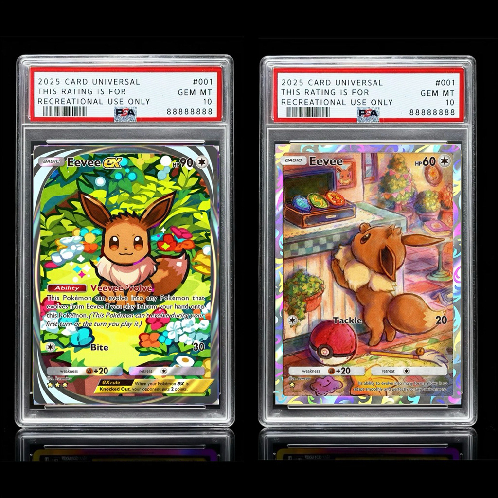 Eevee Pokemon Pocket Card Custom PTCG Pokemon Eevee Card Collection