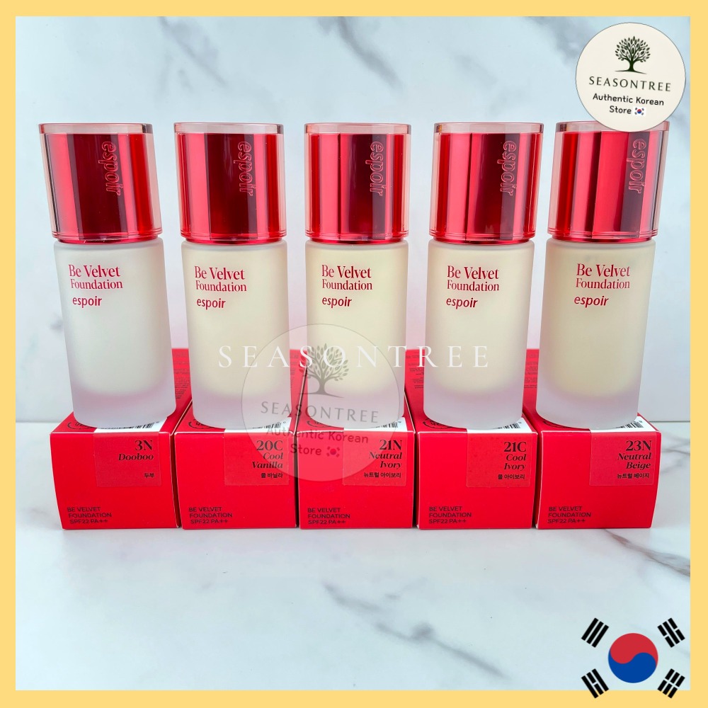 [espoir] Be Velvet Foundation 30g – รองพื้นเนื้อแมตต์กำมะหยี่แบบบางเบา