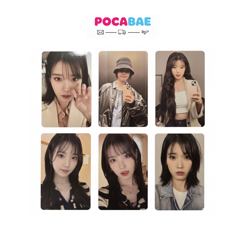 IU 6th Uaena Generation Membership Fanckub Kit Photocard (ต่อชิ้น)