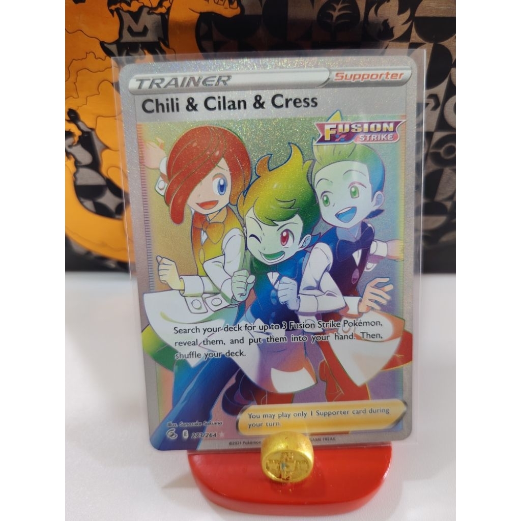 Chili & Cilan & Cress (Secret) - SWSH08: Fusion Strike (SWSH08)