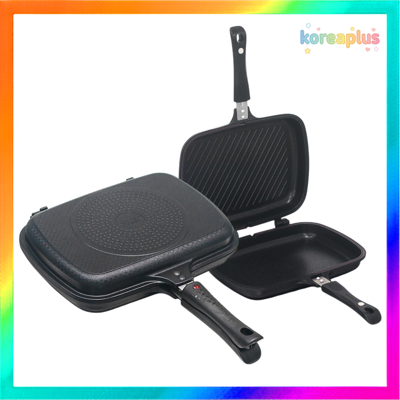 [QUEEN SENSE] กระทะย่างสองด้าน Olbia IH (ใหญ่ / ใหญ่พิเศษ)