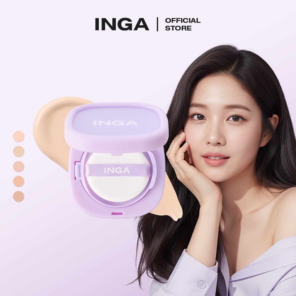 INGA Natural Velvet Cover Cushion (5 colors)