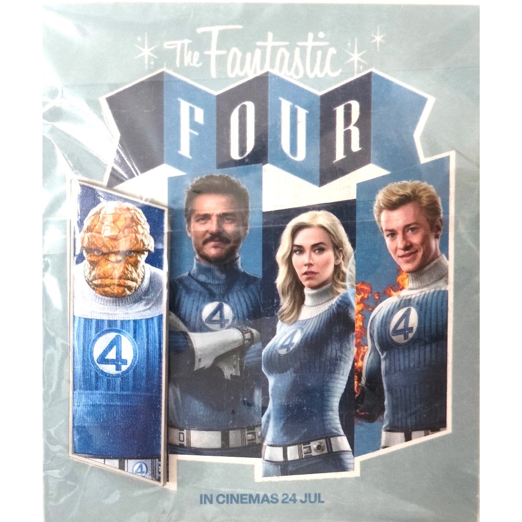 Marvel Avengers Studios The Fantastic 4 First Step ของสะสมภาพยนตร์ pin / พวงกุญแจ Sue Storm
