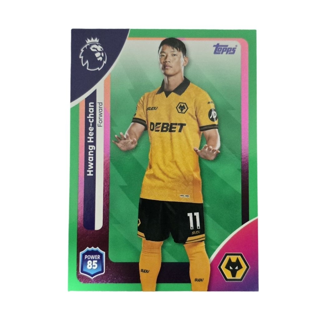 2026 การ์ด Topps Premier League Debut Edition - 301 Hwang Hee-Chan (ขนานสีเขียว)