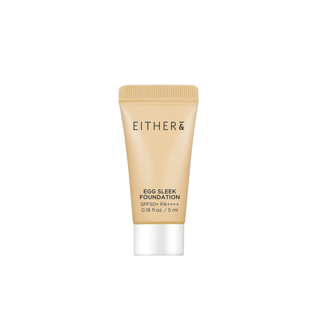 [ของแถม / ไม่ขาย] EITHER& EGG SLEEK FOUNDATION (02_IVORY_5ml)