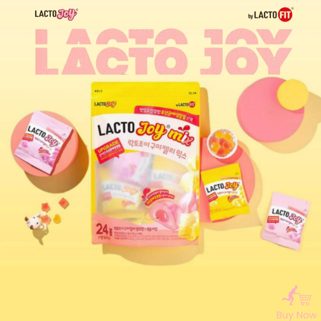 [Chong Kun Dang] LATOFIT LACTO JOY Probiotic Gummy Jelly 25G/ 2 รสชาติ