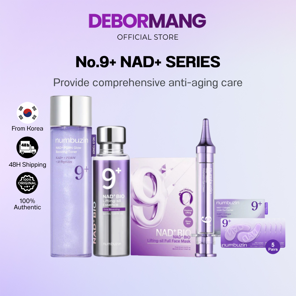 Numbuzin No.9+ NAD+ Lifting Series(Toner/Essence/Mask/Eye Cream/Eye Patch)