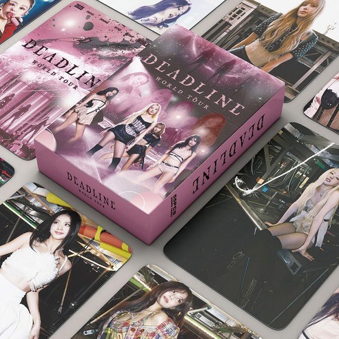 [JUMP] BLACKPINK 2025 ชุดโฟโต้การ์ดทัวร์โลก 55 ชิ้น │ Jennie Jisoo Rosé Lisa คอนเสิร์ต PHOTO การ์ด │