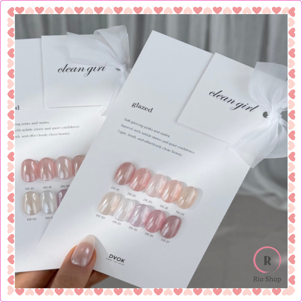 Dvok x Clean Girl 10 สี Set Syrup Nail