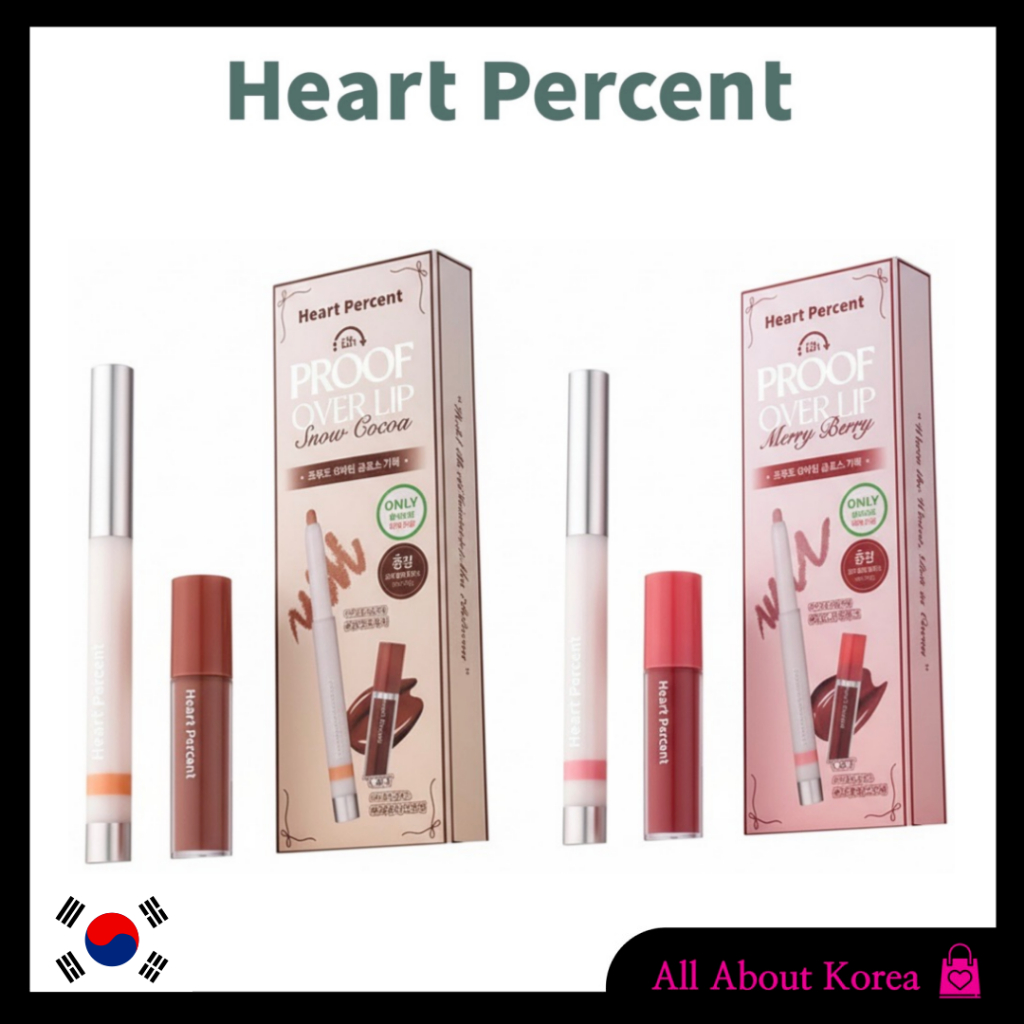 [HEART PERCENT]Dote On Mood Lineproof Lip Pencil 10 สี