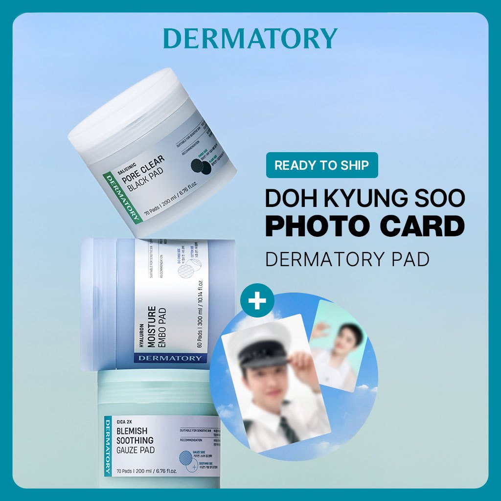 (การ์ดภาพถ่าย Doh Kyung Soo) [DERMATORY] ใหม่ GUAZE TONER PAD 70+70P Toner Mask Pack DO PC