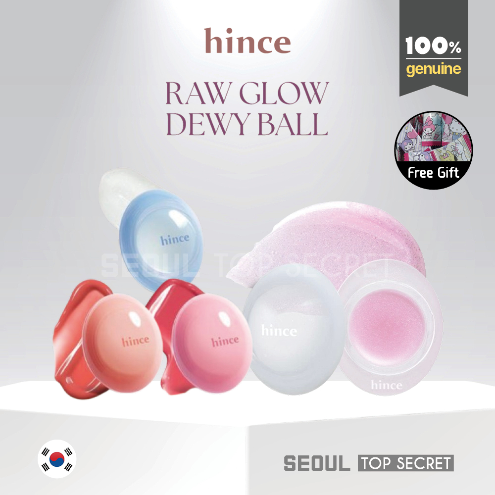 [Hince] (Holiday Limited Package) Raw Glow Dewy Ball 3.5g + Keyring Lip Brush