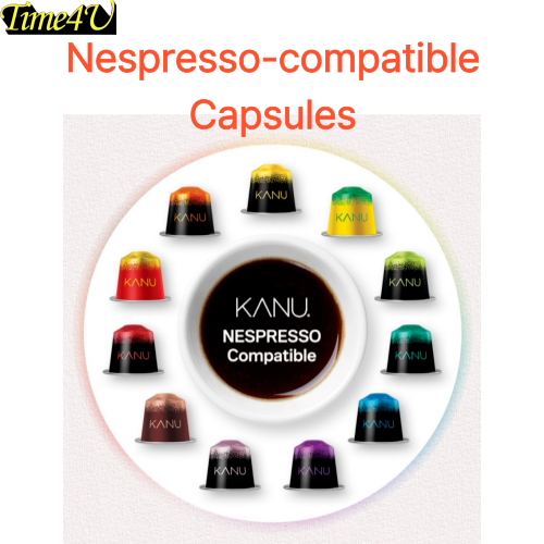 [แคปซูลที่รองรับ Nespresso KNU Capsule] | 10 แคปซูล - Gourmet Coffee Pods สําหรับ Quick Brew และ Rich Aroma