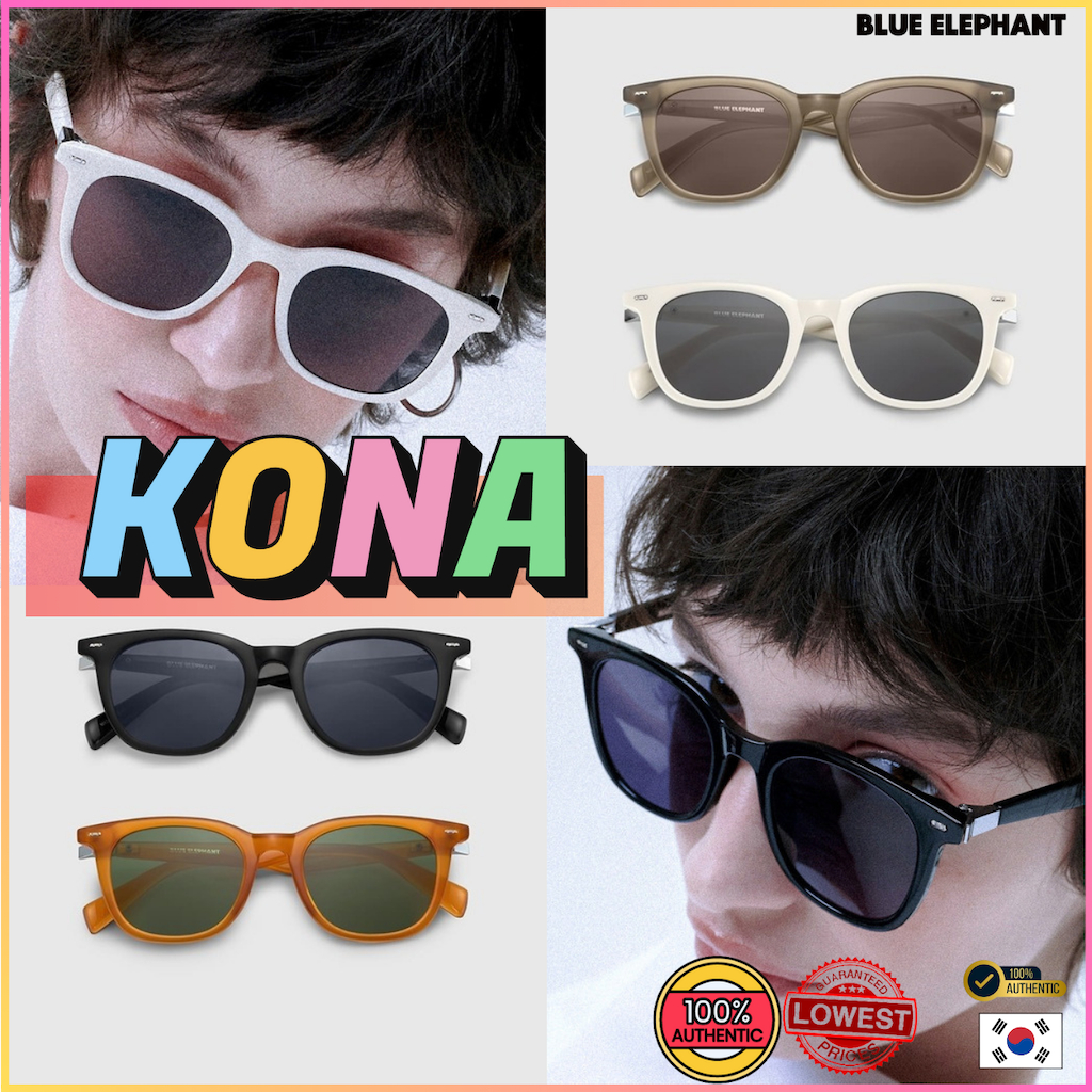 [BLUE ELEPHANT] KONA /blue elephant แว่นตา/BLOCKS 99% OF ULTRAVIOLET (UV) RAYS RANGING จาก 100 ถึง 400 NM.