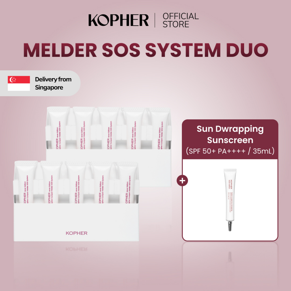 [Bundle] KOPHER 4ever Melder SOS System Duo - EGF Serum, Instant Calm, Redness Relief
