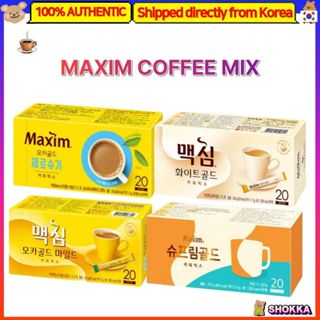 Maxim Coffee Mix 20 แท่ง  White Gold / Mocha Gold Mild / Sup…
