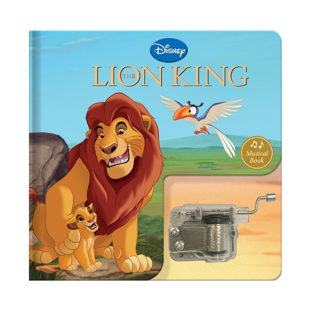 หนังสือดนตรี Disney Lion King Wind Up สําหรับเด็กอ่านและเล่น