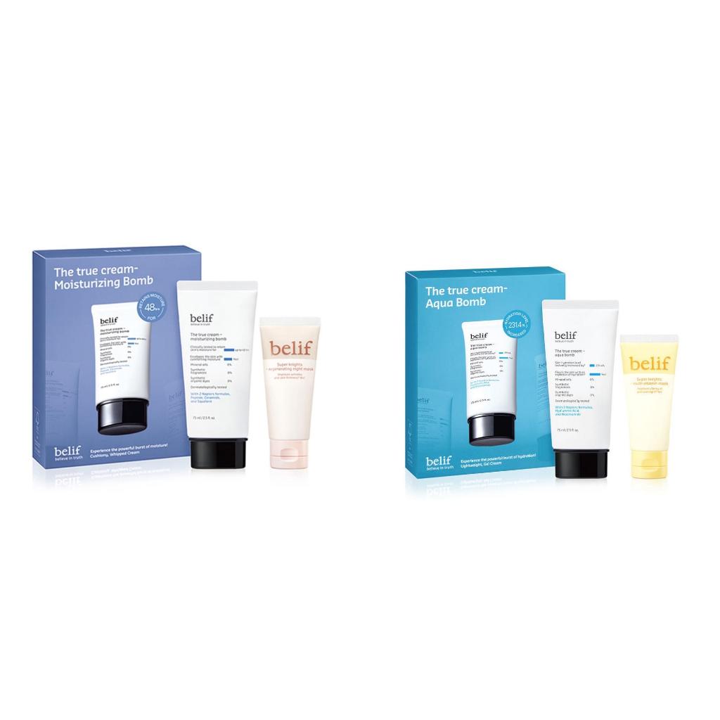 Belif The True Cream Set ( Moisturizing Bomb / Aqua Bomb )