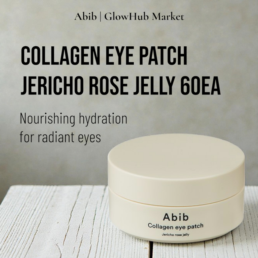 [Aib] แผ่นปิดตาคอลลาเจน Jericho rose jelly 60ea 90g – บํารุงความชุ่มชื้นเพื่อดวงตากระจ่างใส | ผ้าปิด