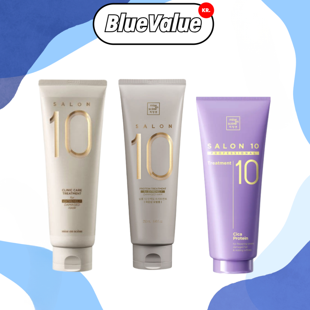 [Mise En Scene] Salon 10 Hair Treatment | Protein Damaged Hair 250mL /Extreme Damage 250mL / Cica Pr