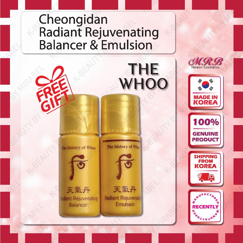 Cheongidan Radiant Rejuvenating Balancer&Emulsion(ขนาดเดินทางโคเรีย)