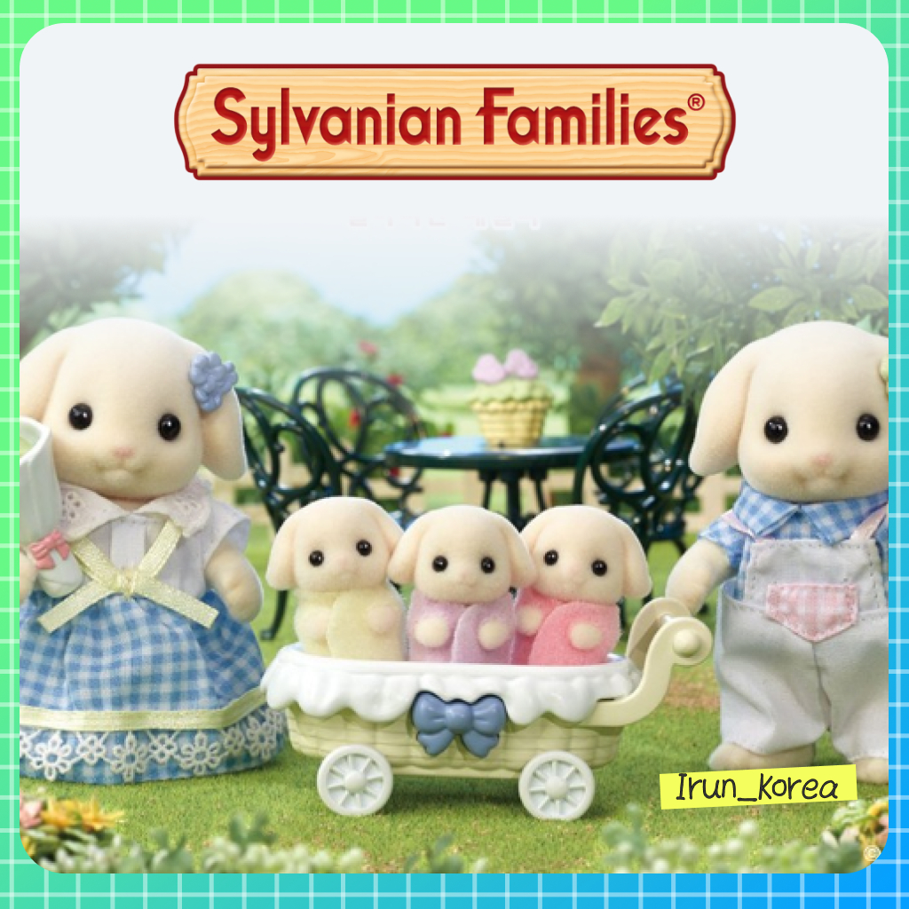 [Sylvanian Families] ชุดฟิกเกอร์ Sylvanian Families Flora Rabbit Family