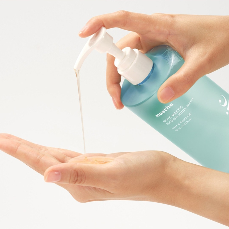 [Mastina] White Mastic Blemish Body Wash 400ml AHA PHA BHA LHA Exfoliating & Soothing Body Cleanser