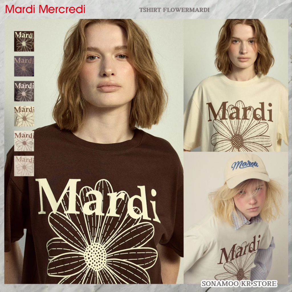 [Mardi Mercredi] Tshirt Flowermardi 6 Colors