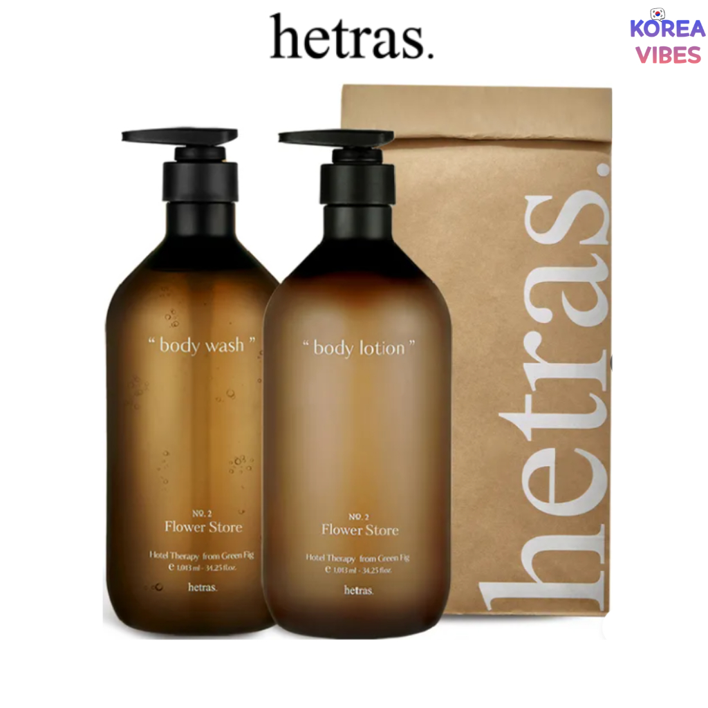HETRAS Hotel Mood Perfume Therapy Body Wash & Lotion 1013ml 7 กลิ่น