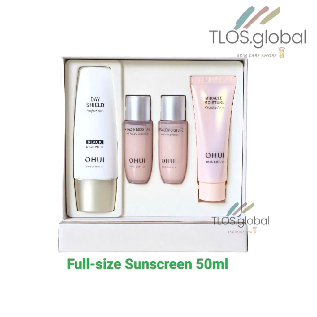 OHUI Day Shield Perfect Sun Black 50ml SPF50 Special Set