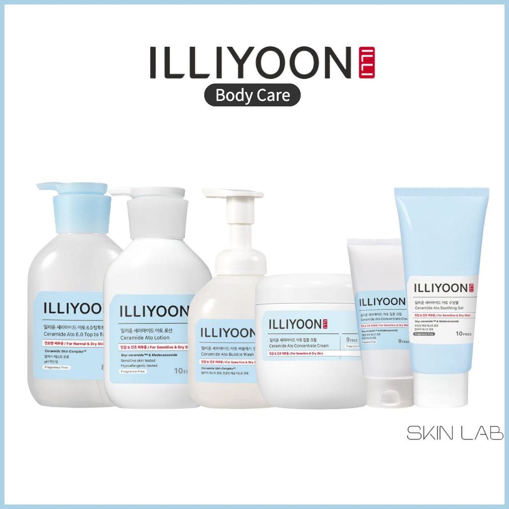 [ILLIYOON] Ceramide Care Collection｜ชุดบำรุงผิวสำหรับผิวแห้งและผิวบอบบางแบบครบวงจร