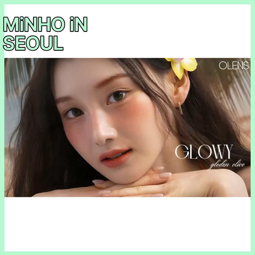 OLENS มะกอกทอง 1วัน 1สี  | คอนแทคเลนส์สีรายวัน 13.1 มม. 10 ชิ้น(1BOX) k-beauty