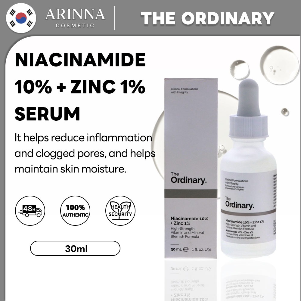 [The Ordinary] Niacinamide 10% + Zinc 1% Serum 30ml
