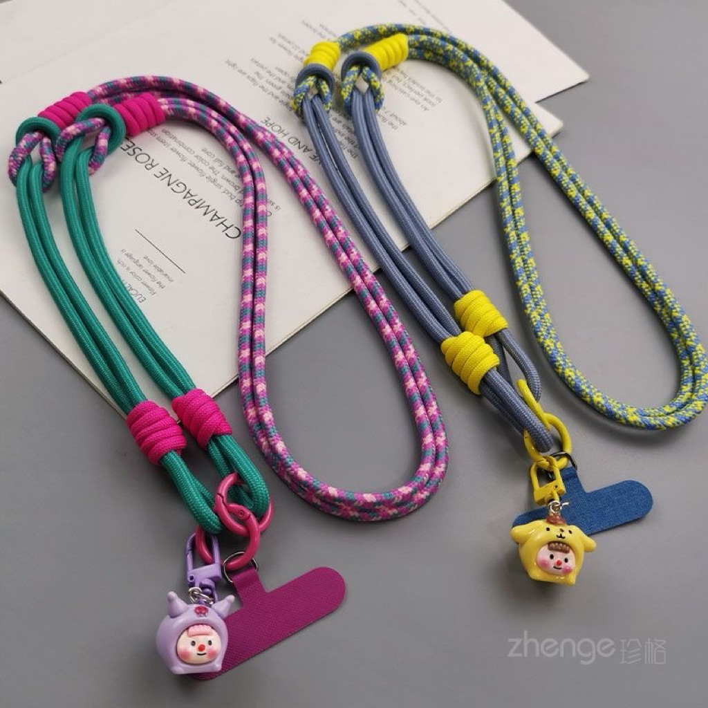 2in1 2 in 1 WRIST CROSSBODY HP STRAP สายรัดโทรศัพท์พวงกุญแจ TRAVEL BRACELET LANYARD HANDPHONE มือถือ
