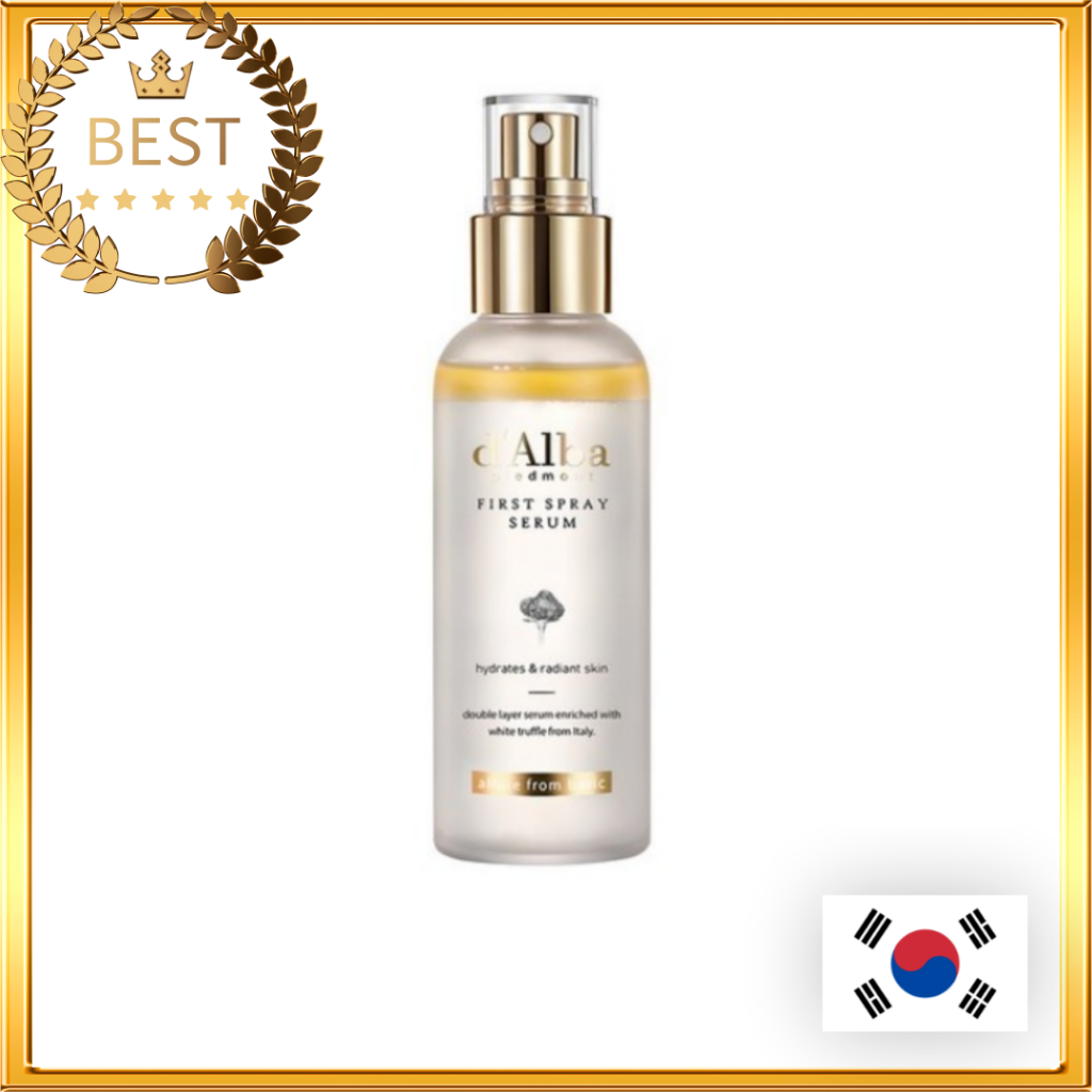 [D'Alba] White Truffle First Spray Serum 100ml (Vegan)│D'Alba Premium Mist Serum, Radiant Skin, Faci