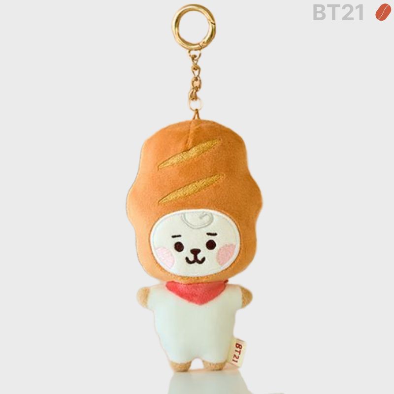 BTS Character JIN - BT21 RJ Baby Bakery Flush Keyring
